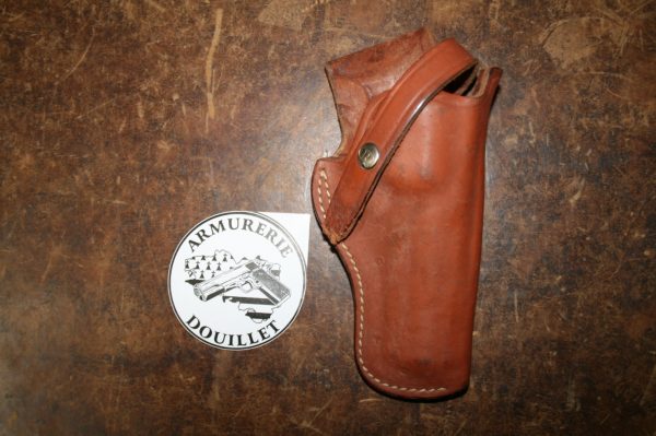 Holster en cuir pour revolver Colt ou Smith&Wesson K/L 4 pouces / .38-.357 (OCCASION)