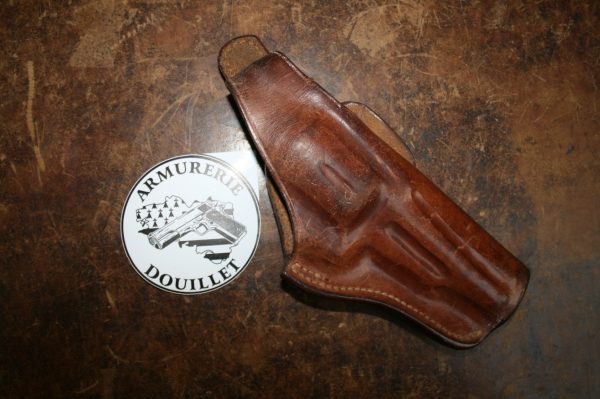 Holster cuir GIL HOLSTERS mod. combat M31 pour revolver 4 pouces (OCCASION)
