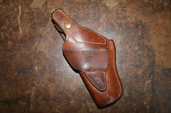 Holster cuir GIL HOLSTERS mod. combat M31 pour revolver 4 pouces (OCCASION) – Image 2