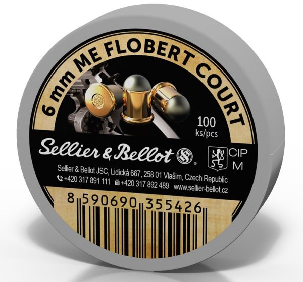 100 Sellier & Bellot calibre 6 mm Flobert Court