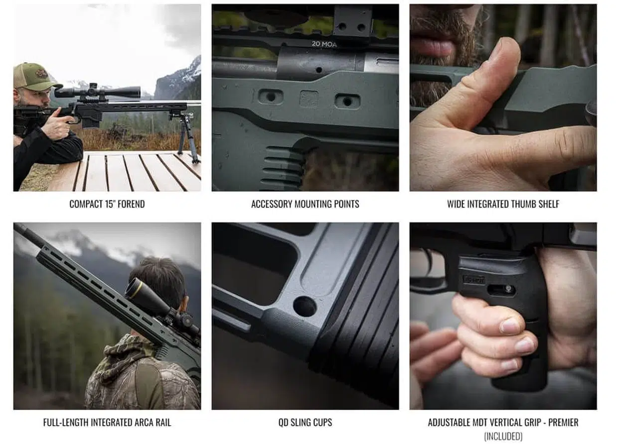 Chassis MDT ACC Premier Gen2  + crosse SRS-x lite - CZ 457 - FDE – Image 3